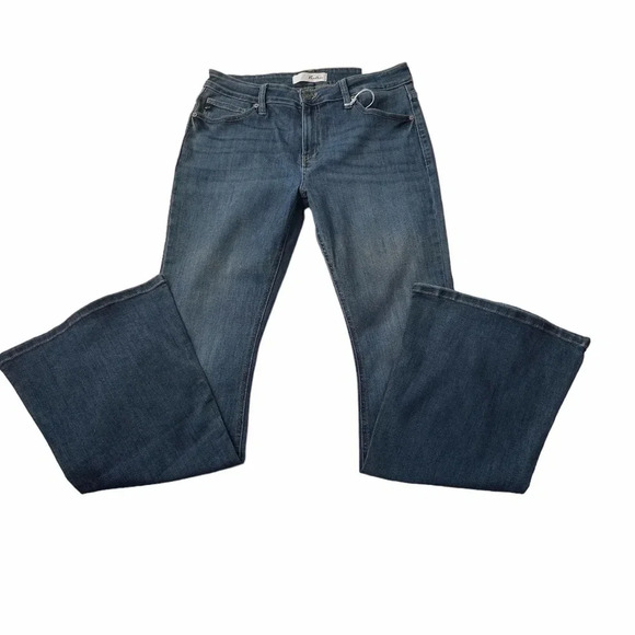 Kancan Ladies Mid Rise Flare Dark Wash Denim Jeans in Size 11/29 - Picture 1 of 8
